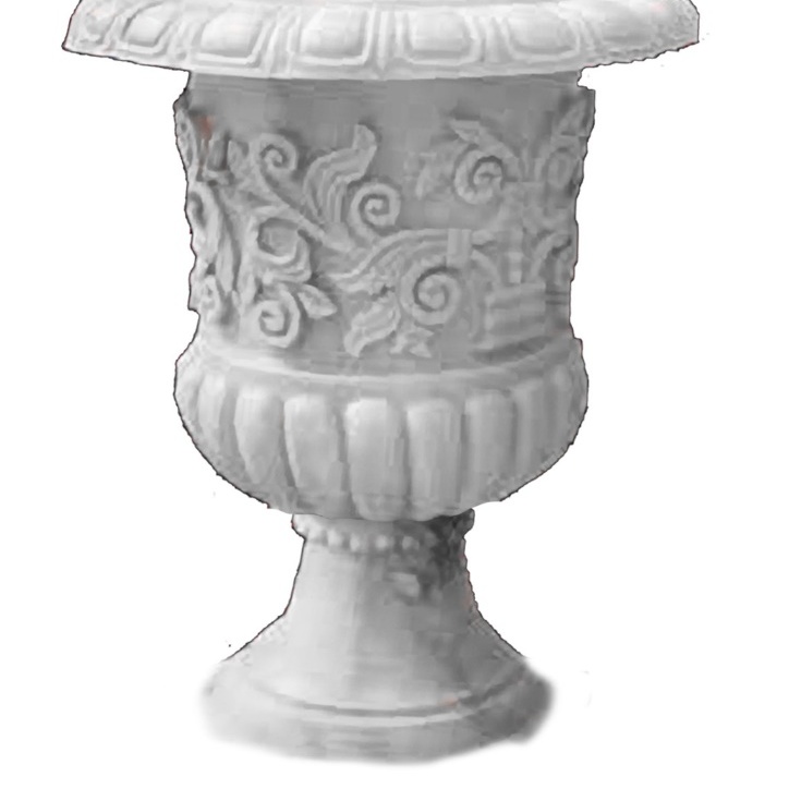 ვაზონი:
სიმაღლე- 52 სმ, დიამეტრი- 60 სმ, ხელოვნური მარმარილო